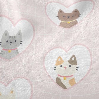 Cats In Love Minky