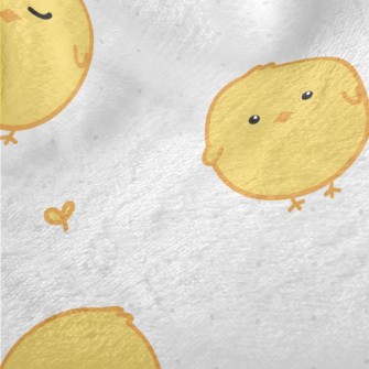 Round Yellow Chick Minky