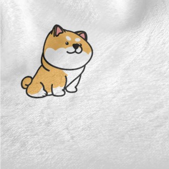 Cute Round Shiba Inu Minky