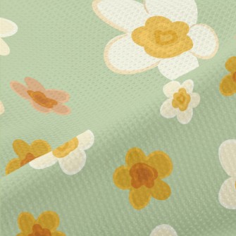 Vector Beautiful Flowers Piqué