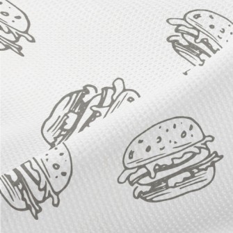 Delicious Greasy Burgers Piqué