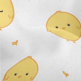 Round Yellow Chick Lightweight Performance Linen