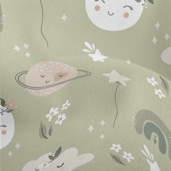 Planet And Clouds Wearing A Wr Lightweight Performance Linen