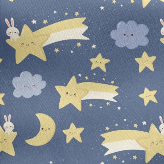 A Giant Shooting Star Wearing  Jersey Backed Fleece