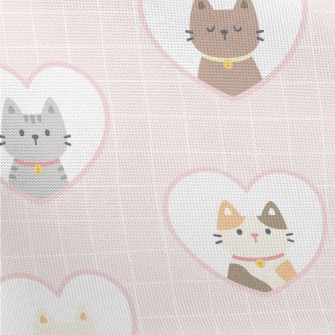 Cats In Love Pongee