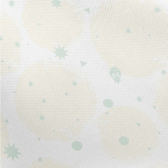 Light Orange Circle With Hand- Pongee