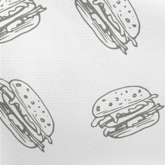 Delicious Greasy Burgers Pongee