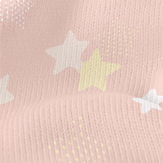 Pastel Stars And Polka Dot Sta Stretch Jersey