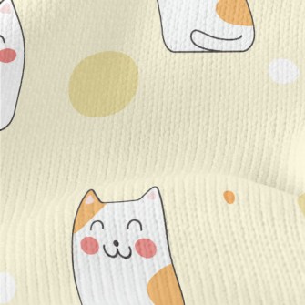 Cute Smiling Cat Stretch Jersey