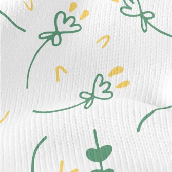 Simple Lines Of Flowers And Le Stretch Jersey