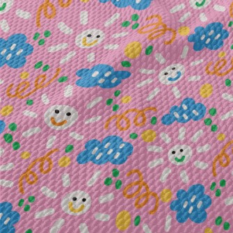 Children&#39;s Hand-painted Su Birdseye Piqué