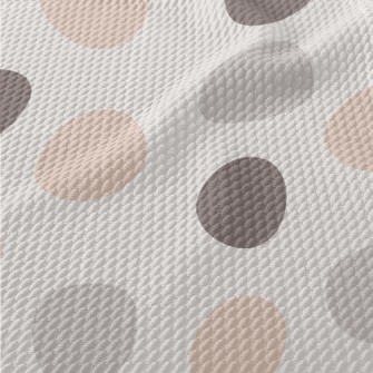 Flat Monotonous Stone Shape Birdseye Piqué