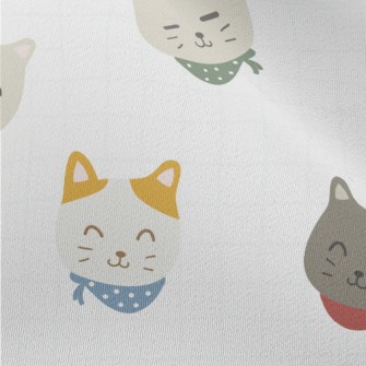 Cute Funny Kitten Chiffon
