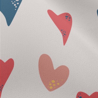 Decorative Love Hearts Chiffon
