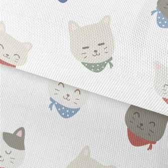 Cute Funny Kitten Waterproof Oxford