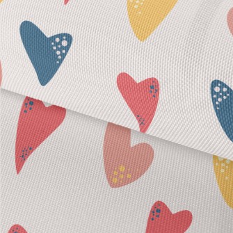 Decorative Love Hearts Waterproof Oxford