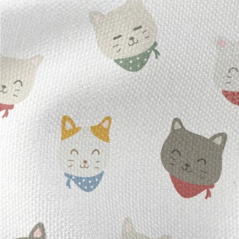 Cute Funny Kitten Waterproof Canvas