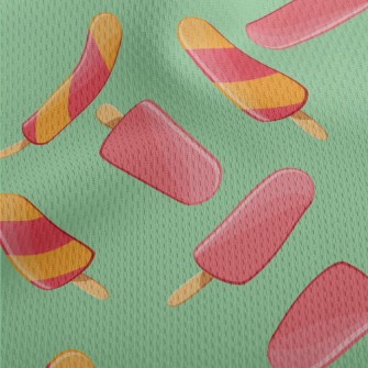 Colorful Popsicles Athletic Mesh Flat Back