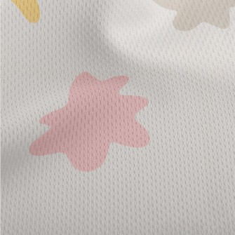 Irregular Paint Stains Athletic Mesh Flat Back