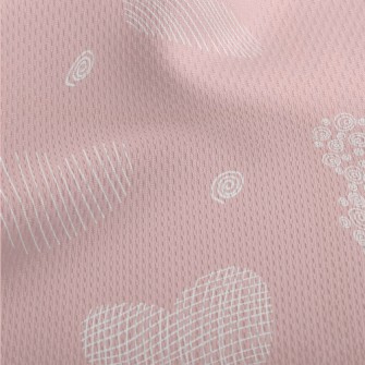 Different Shapes Of Love Athletic Mesh Flat Back