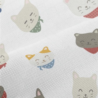 Cute Funny Kitten Performance Linen