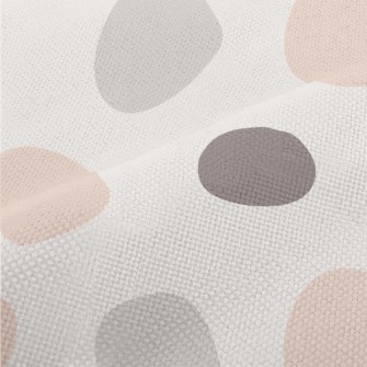 Flat Monotonous Stone Shape Performance Linen