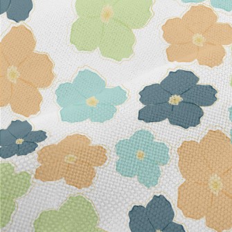 Delicate And Beautiful Flowers Performance Linen