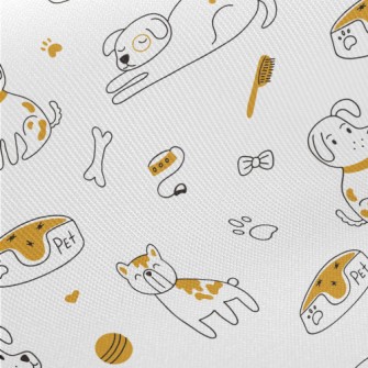 Simple Line Dog Twill