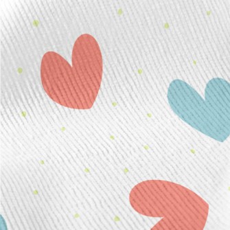Red And Blue Love Heart Standard Corduroy