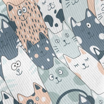 Cute Cats In Different Shapes Standard Corduroy