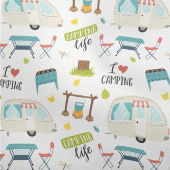 Happy Travel Camping Graphics Dobby