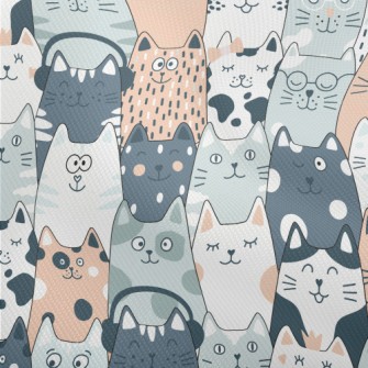 Cute Cats In Different Shapes Dobby