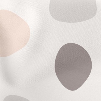 Flat Monotonous Stone Shape Stretch Ponte