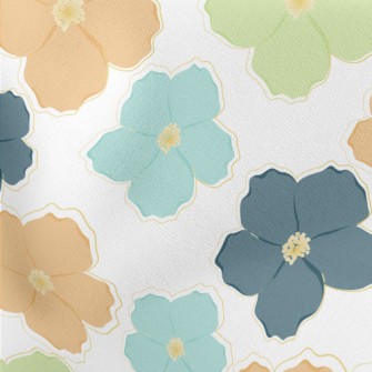 Delicate And Beautiful Flowers Stretch Ponte