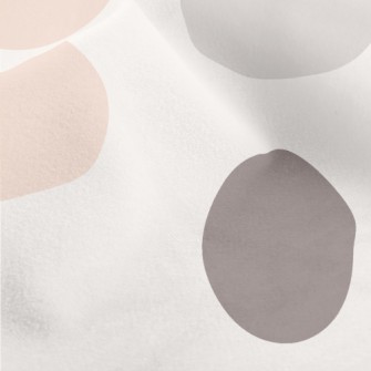 Flat Monotonous Stone Shape Micro Fleece