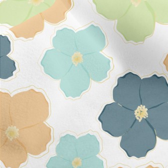 Delicate And Beautiful Flowers Micro Fleece