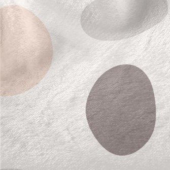 Flat Monotonous Stone Shape Minky