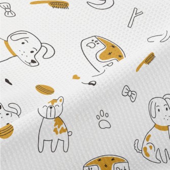 Simple Line Dog Piqué