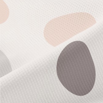 Flat Monotonous Stone Shape Piqué