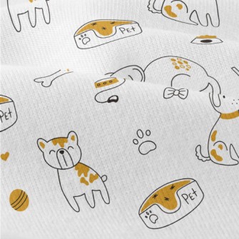 Simple Line Dog Modern Jersey