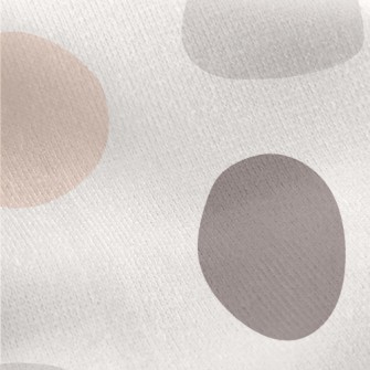 Flat Monotonous Stone Shape Jersey Backed Fleece