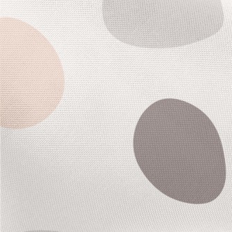 Flat Monotonous Stone Shape Pongee