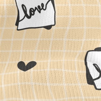 Love Note Paper Stretch Jersey