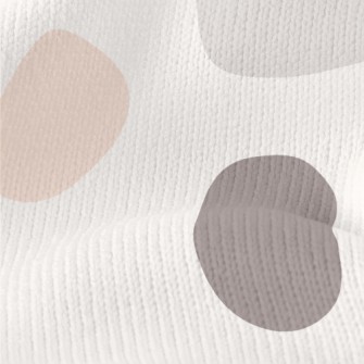 Flat Monotonous Stone Shape Stretch Jersey