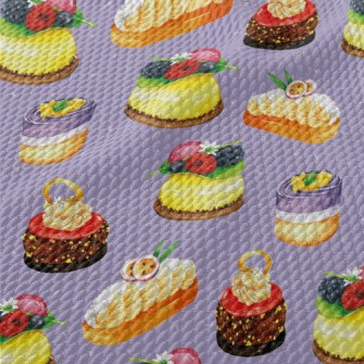 Hand Painted Watercolor Variou Birdseye Piqué