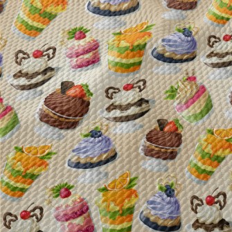 Hand Drawn Various Flavor Dess Birdseye Piqué