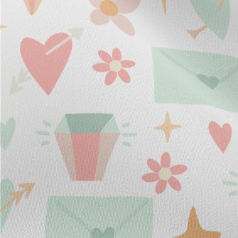 Pierced Heart Envelope Flower  Chiffon