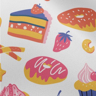 Brightly Colored Cakes Dessert Chiffon