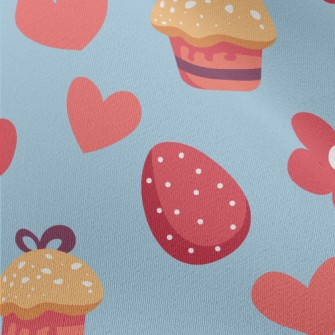 Love Flower Cake Easter Eggs Chiffon