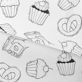 Simple Lines Cake Bread And Co Waterproof Oxford